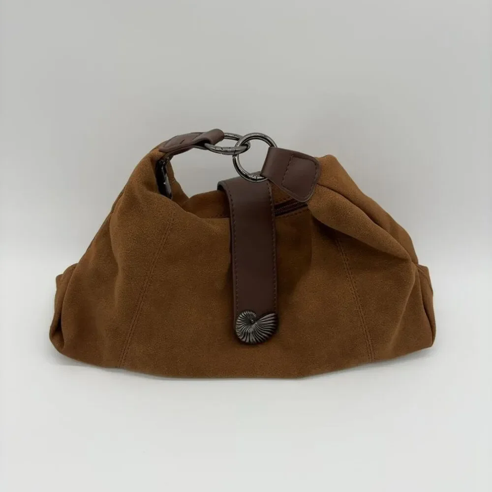 Boutique Shoulder Hobo Bag in Brown